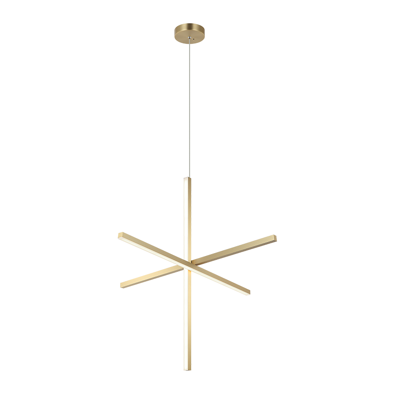 Luminaire suspendu | CROSLEY - Or brossé