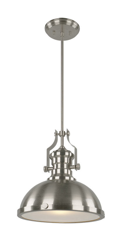 Luminaire suspendu | CRESSWELL SERIES - Nickel brossé