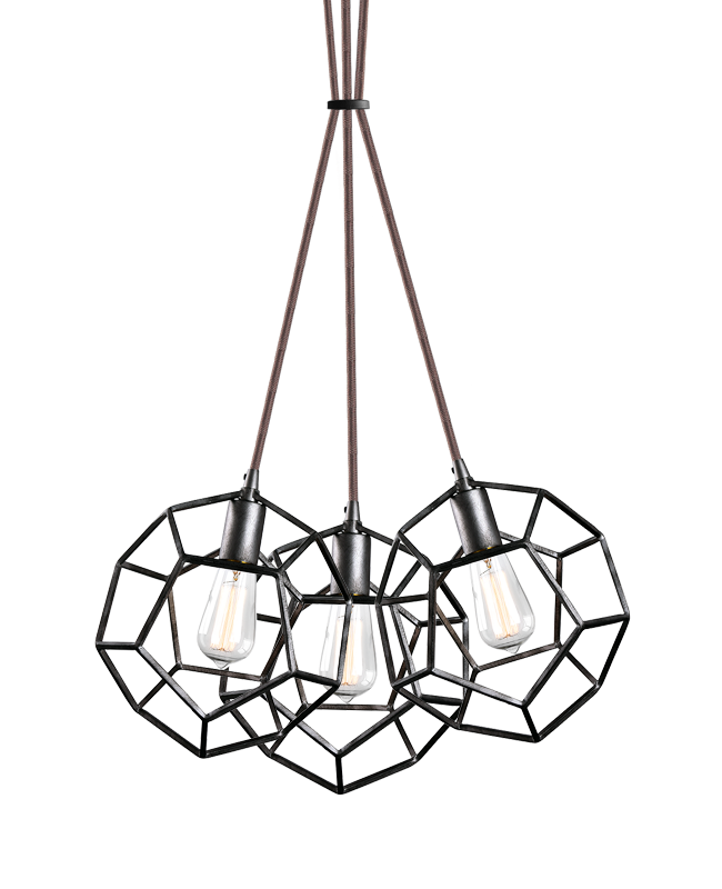Luminaire suspendu Noir | GEOMETRY SERIES - Noir