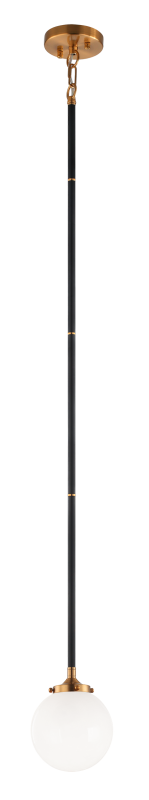 Luminaire suspendu | PARTICLES - Laiton — Abat-jour ouvert
