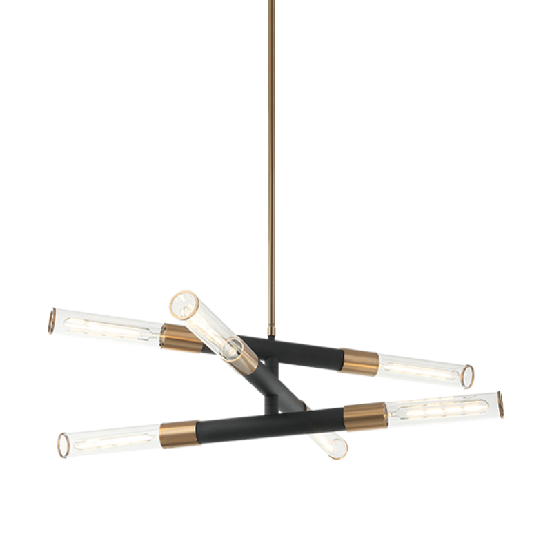 Luminaire suspendu | TUBO - Laiton