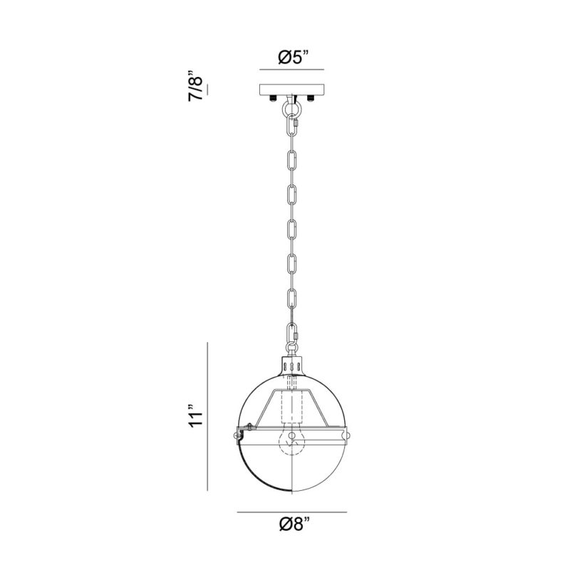 Luminaire suspendu | TORINO - Laiton — Abat-jour ouvert