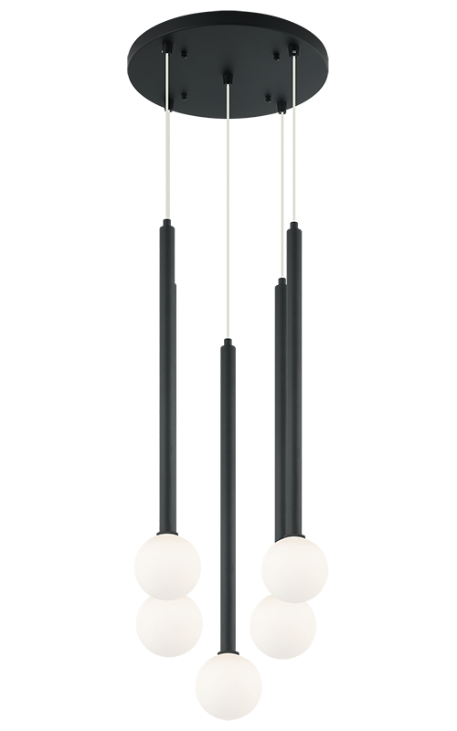 Luminaire suspendu | REIGNDROP - Noir