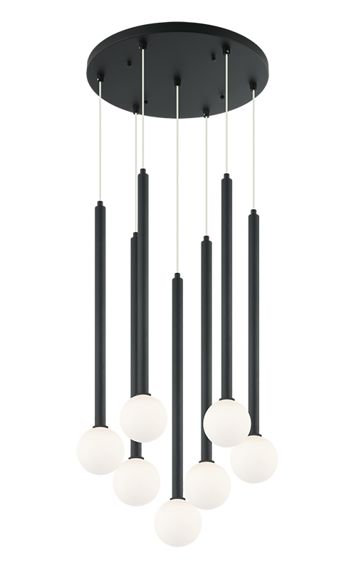 Luminaire suspendu | REIGNDROP - Noir