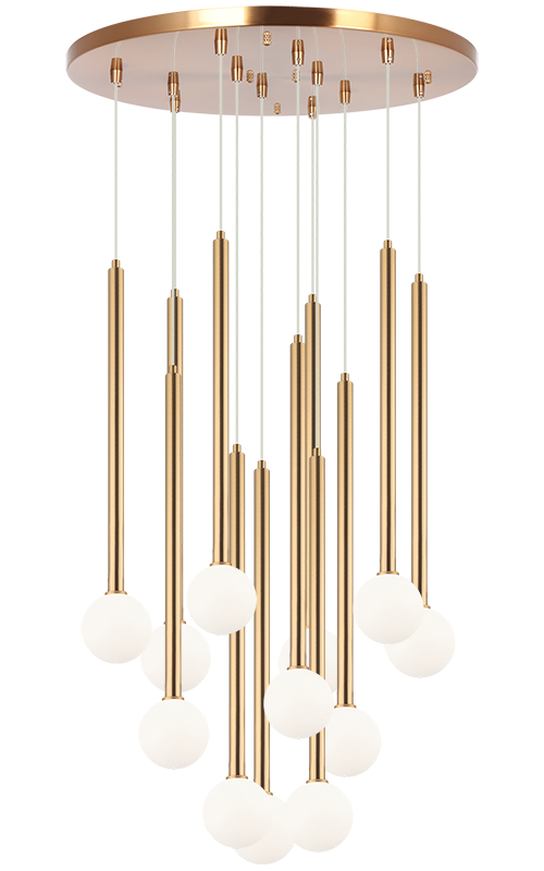 Luminaire suspendu | REIGNDROP - Laiton