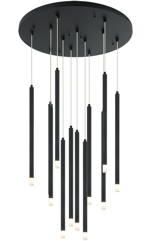 Luminaire suspendu | REIGNDROP - Noir