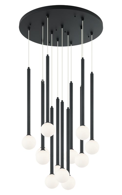 Luminaire suspendu | REIGNDROP - Noir