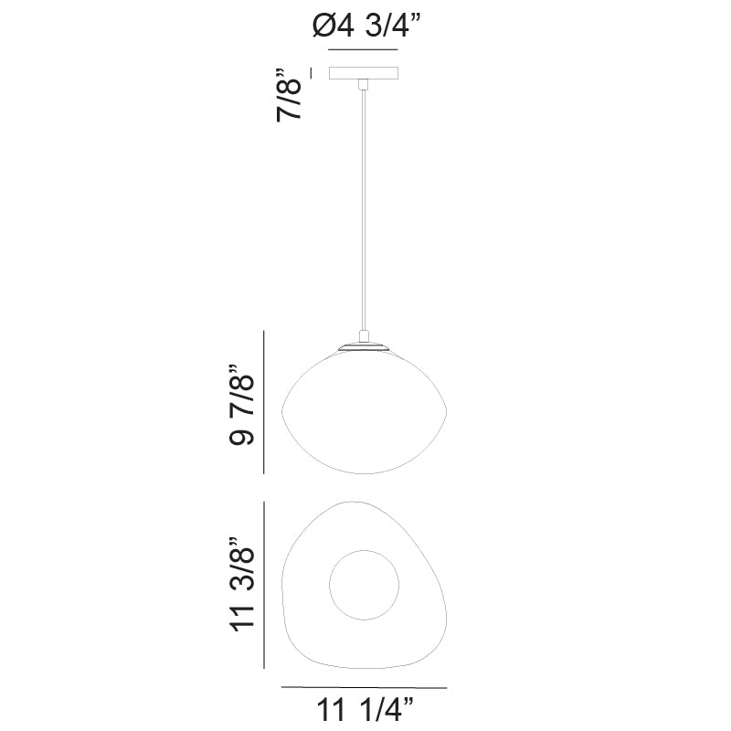 Luminaire suspendu | MELOTTE - Laiton