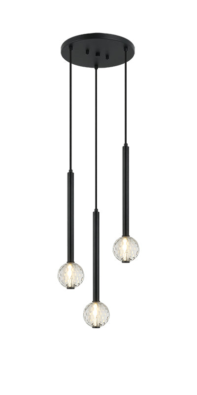Luminaire suspendu | WINDCHIMER - Noir