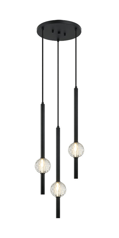 Luminaire suspendu | WINDCHIMER - Noir