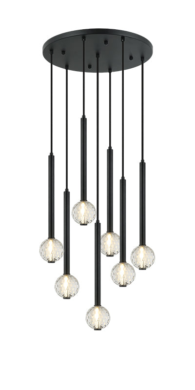 Luminaire suspendu | WINDCHIMER - Noir
