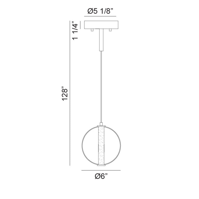 Luminaire suspendu | BELANGE - Laiton