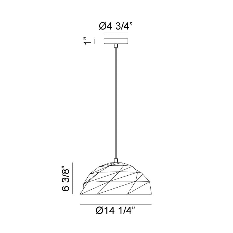 Luminaire suspendu | RIKU - Blanc