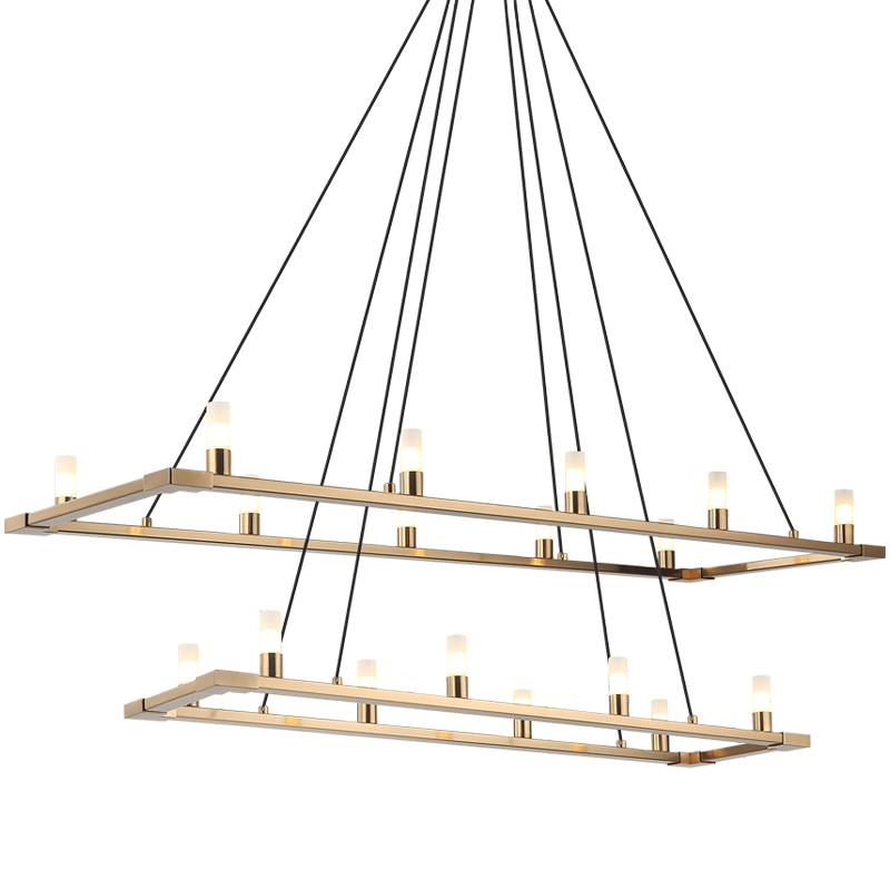 Luminaire suspendu | CASCADIAN - Laiton