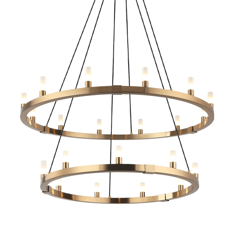 Luminaire suspendu | CASCADIAN - Laiton