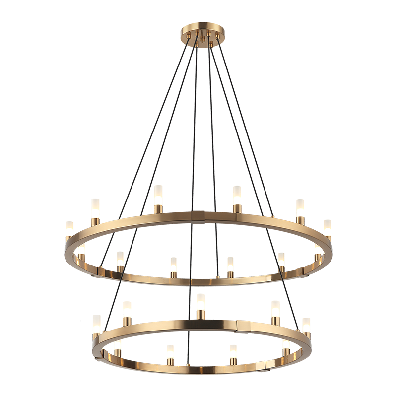 Luminaire suspendu | CASCADIAN - Laiton