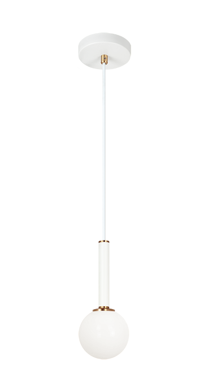 Luminaire suspendu | STELLAR - Laiton — Abat-jour ouvert