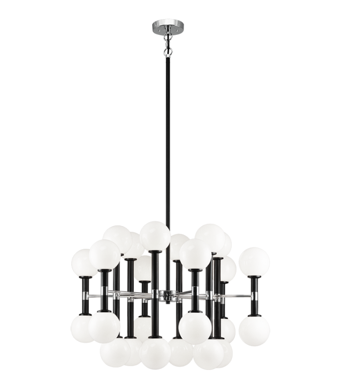 Luminaire suspendu | STELLAR - Noir — Abat-jour ouvert