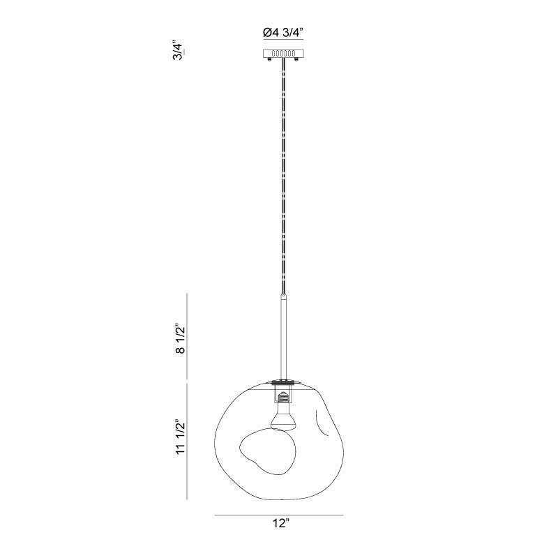 Luminaire suspendu | GALACTIC - Cuivre