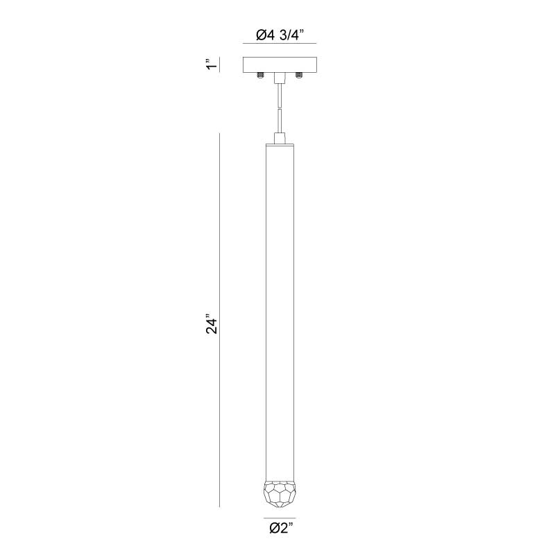 Luminaire suspendu | REIGN - Noir