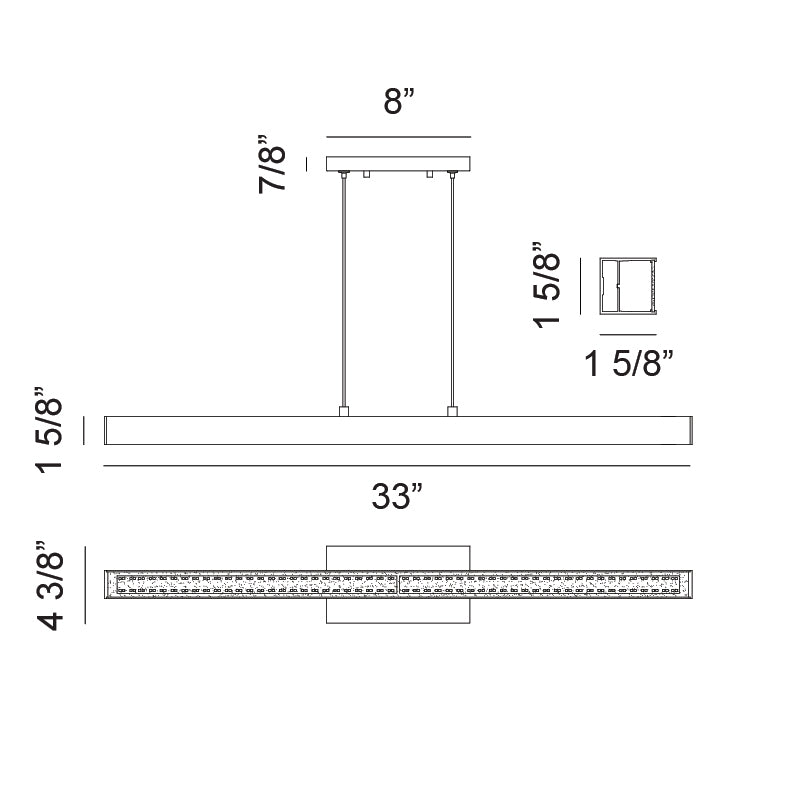 Luminaire suspendu | PRESLEY - Noir