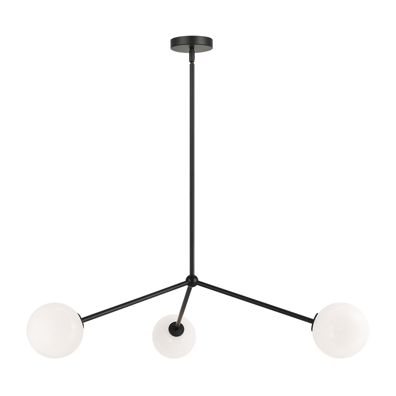Luminaire suspendu | NOVO - Noir — Abat-jour ouvert