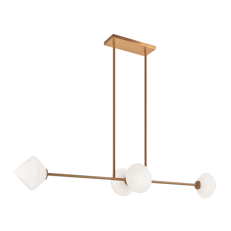 Luminaire suspendu | NOVO - Laiton — Abat-jour ouvert