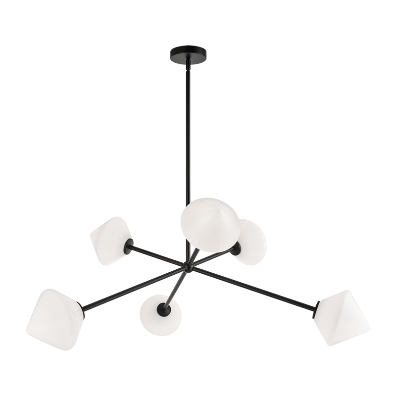 Luminaire suspendu | NOVO - Noir — Abat-jour ouvert