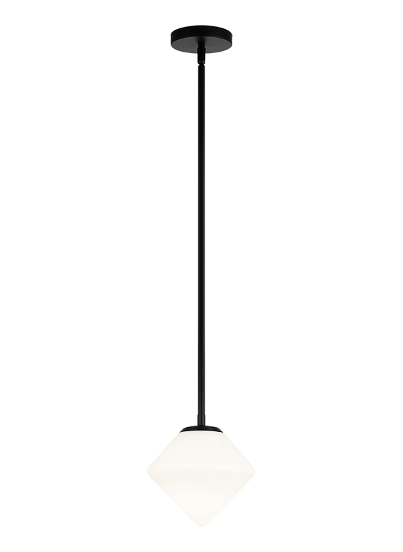 Luminaire suspendu | NOVO - Noir — Abat-jour ouvert