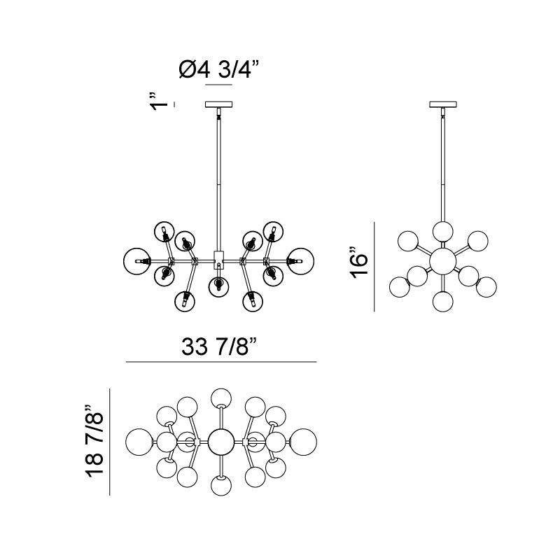 Luminaire suspendu Laiton | NOVU - Laiton