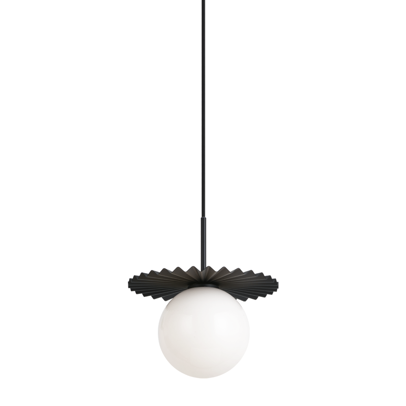 Luminaire suspendu | MODERN RUFF - Noir