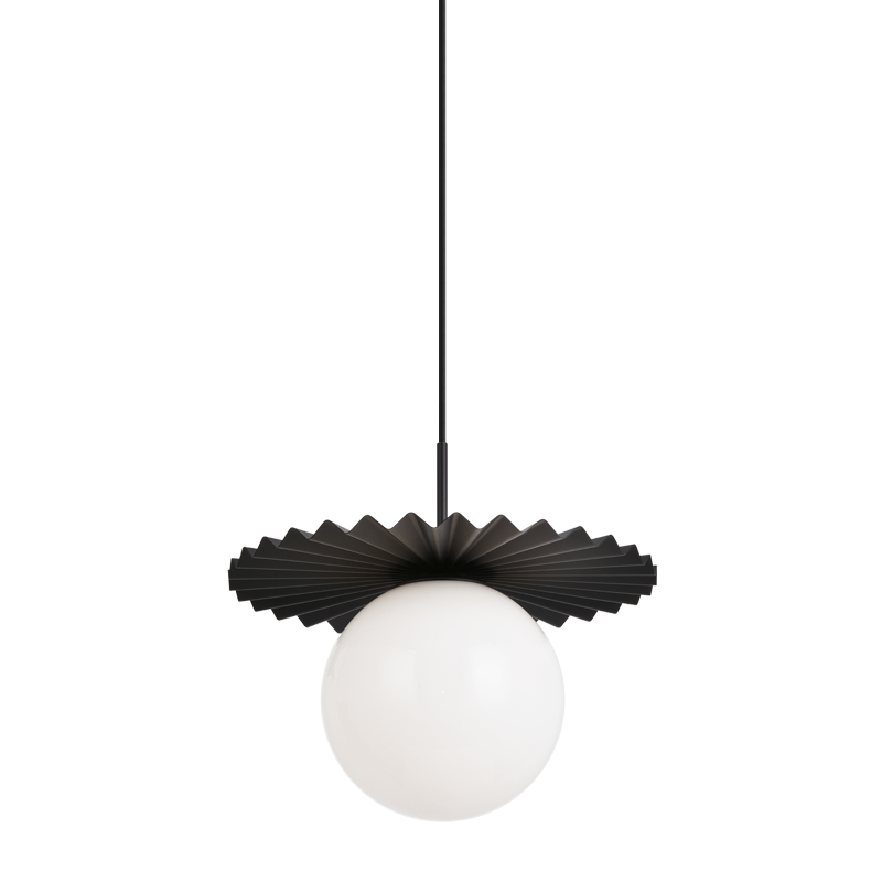Luminaire suspendu | MODERN RUFF - Noir