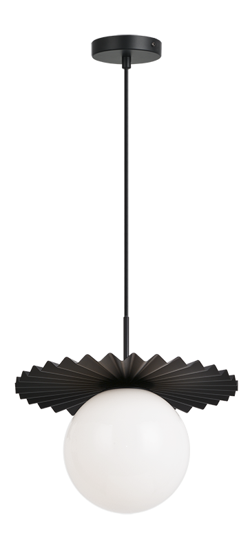 Luminaire suspendu | MODERN RUFF - Noir