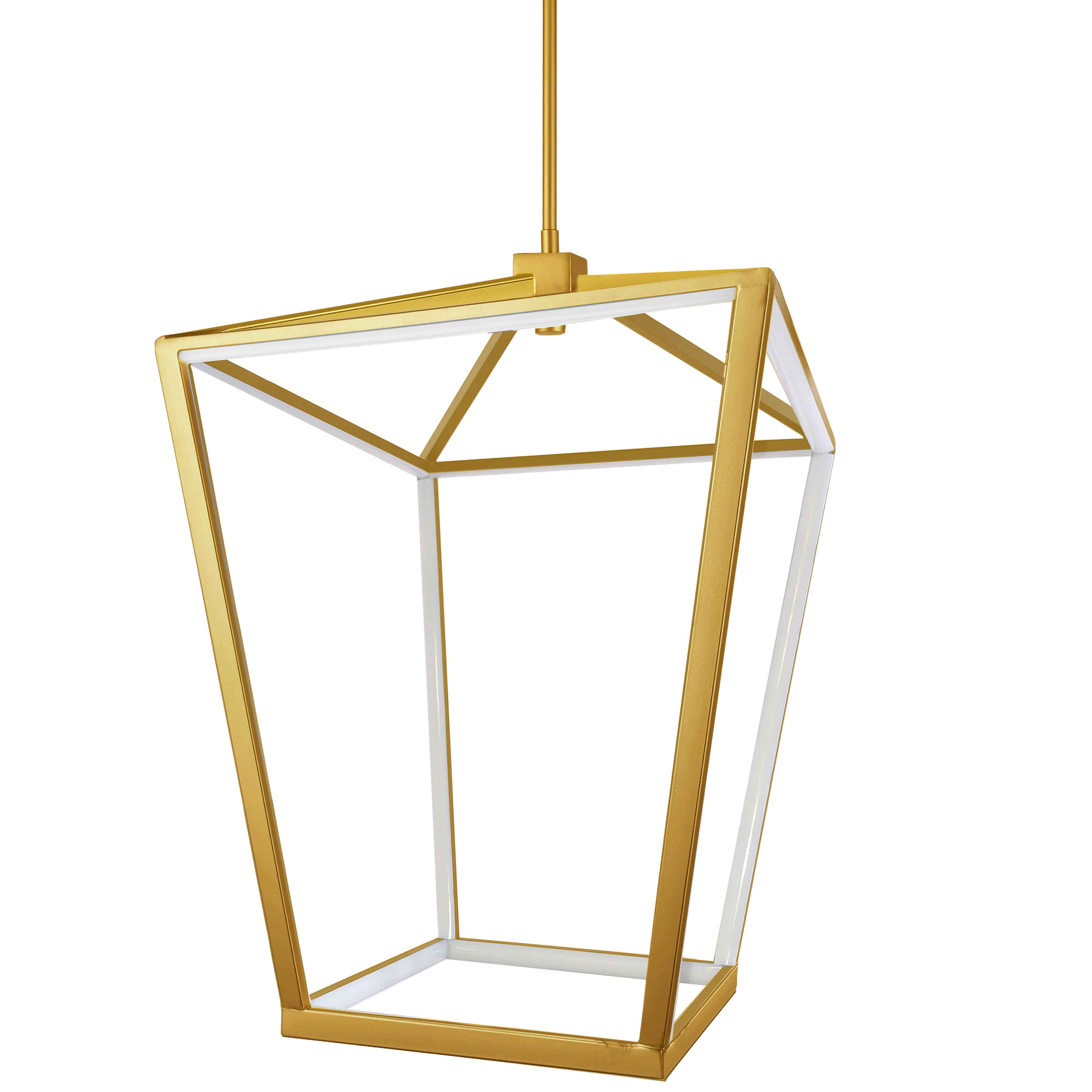 Luminaire suspendu Laiton vieilli | CAGE