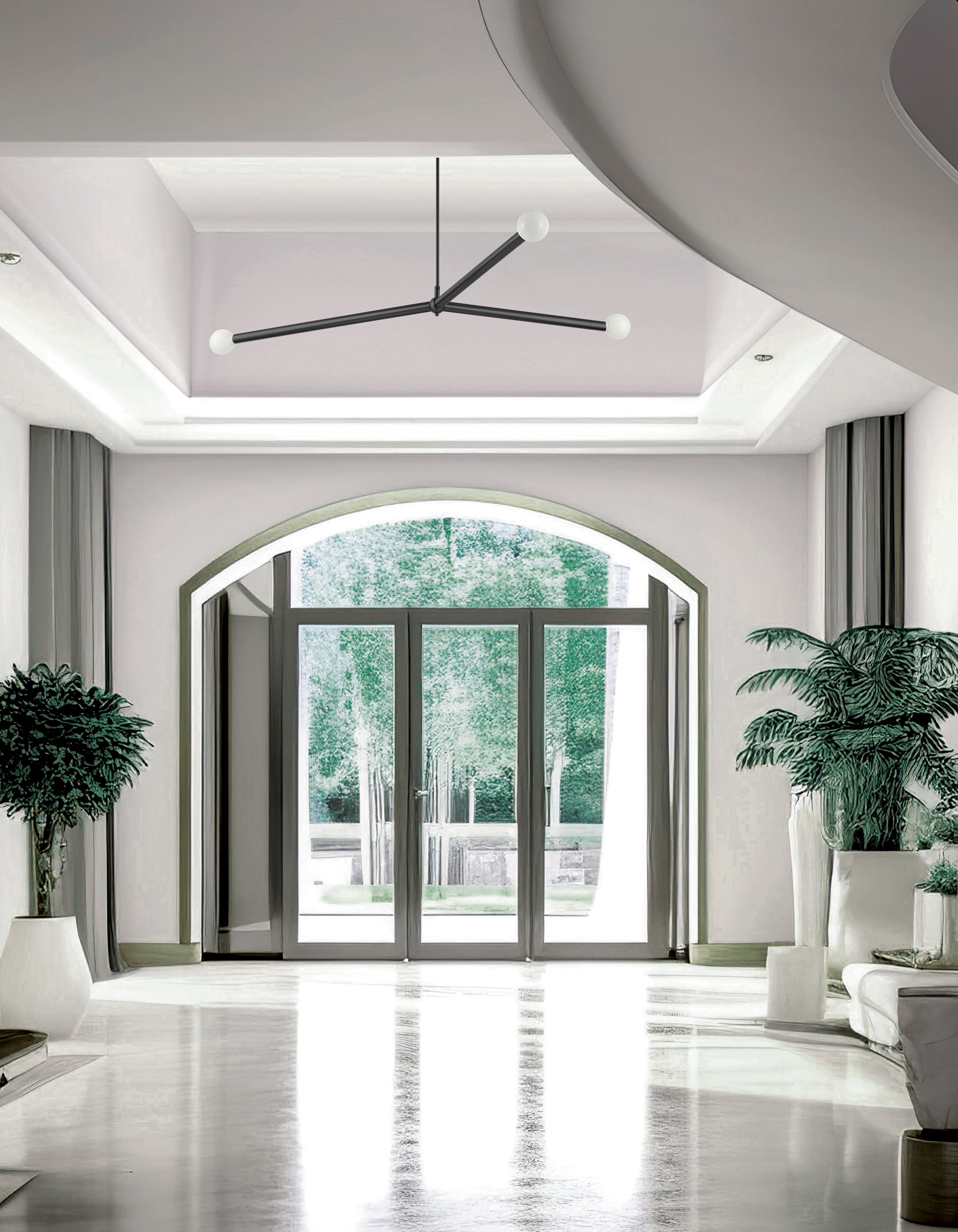 Luminaire suspendu Laiton vieilli | CERBERUS