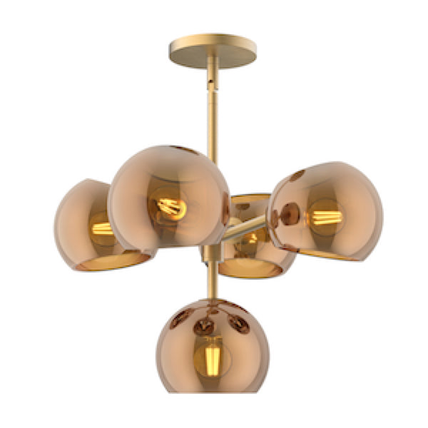 Luminaire suspendu Or brossé | WILLOW