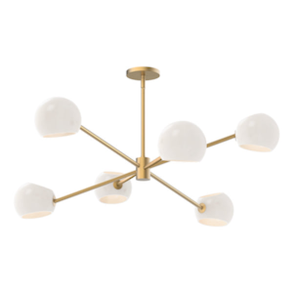 Luminaire suspendu Or brossé | WILLOW