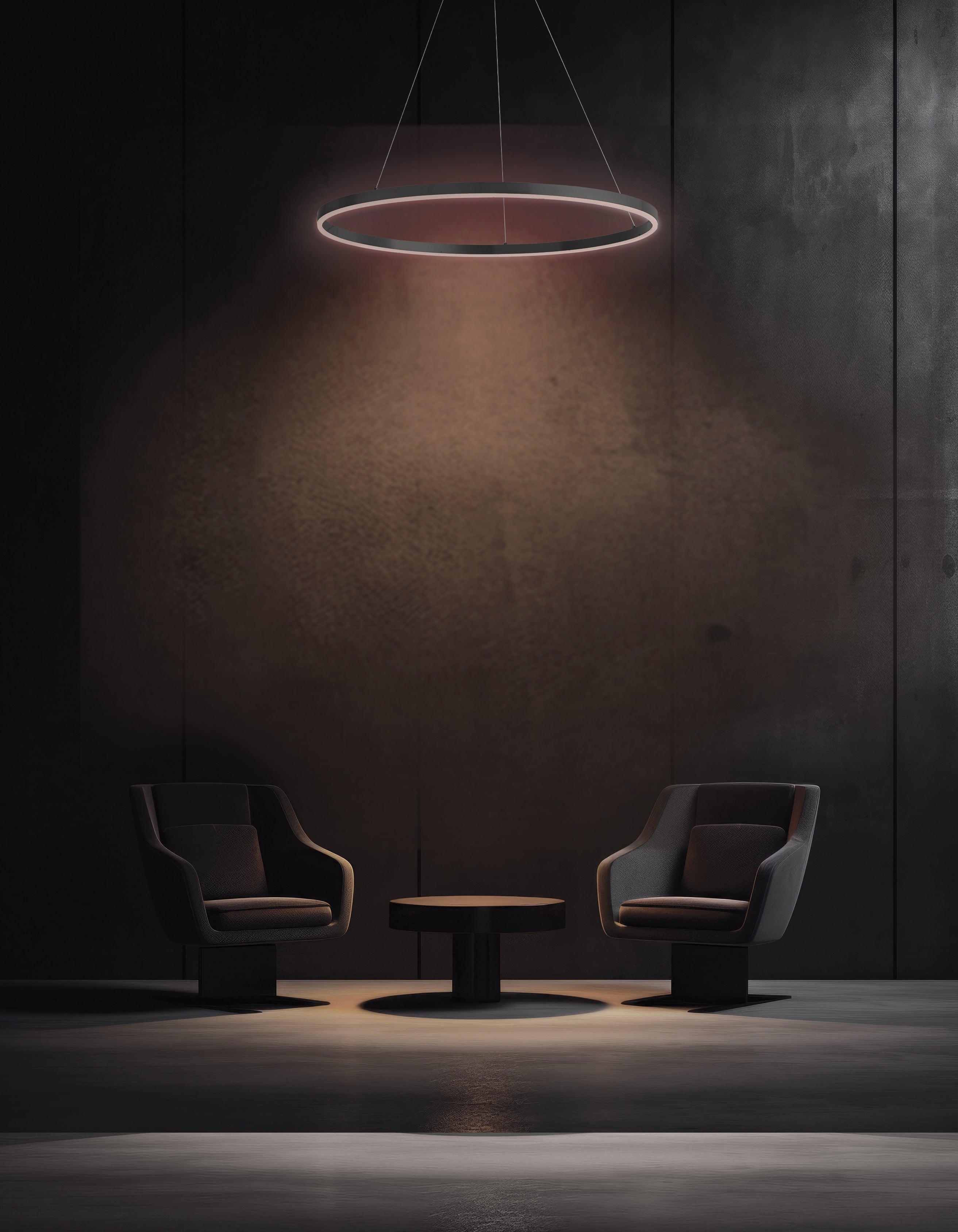 Luminaire suspendu Laiton vieilli | CIRCULO