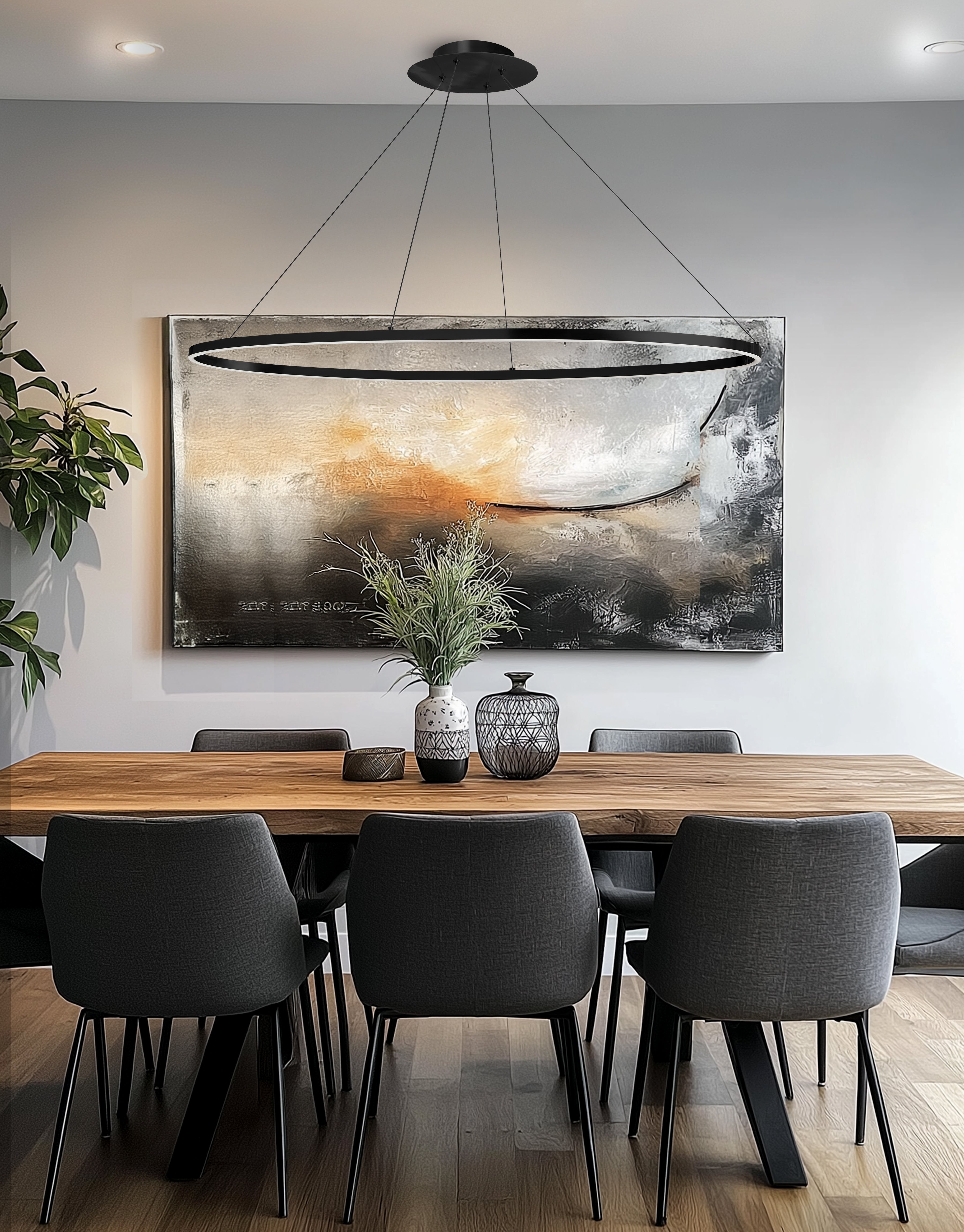 Luminaire suspendu Laiton vieilli | CIRCULO