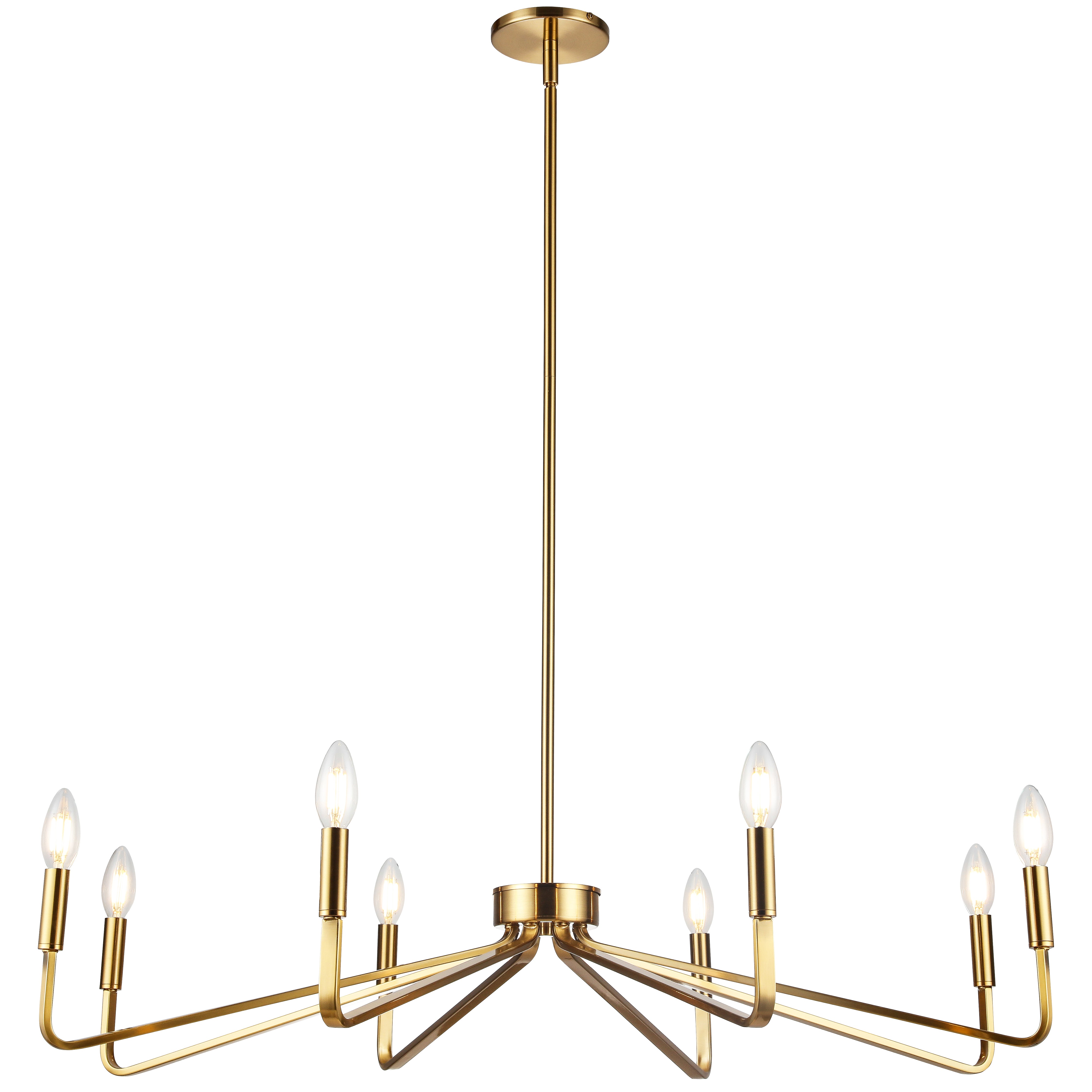 CLAYTON Chandelier Or - CLN-388C-AGB | DAINOLITE
