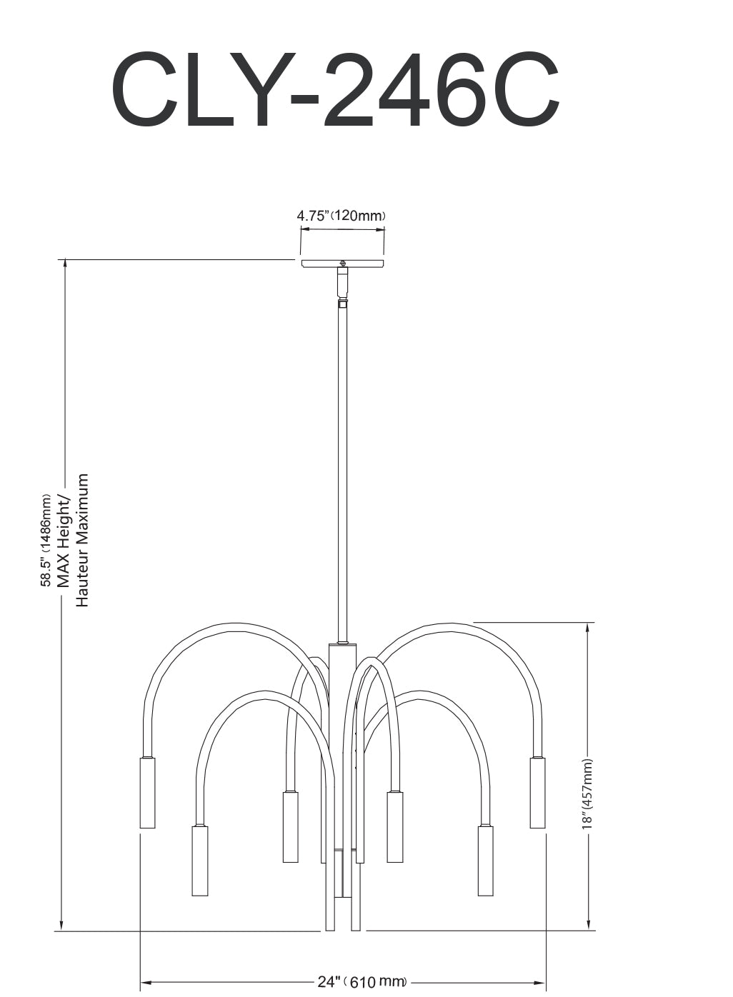Luminaire suspendu Laiton vieilli | CALLWAY