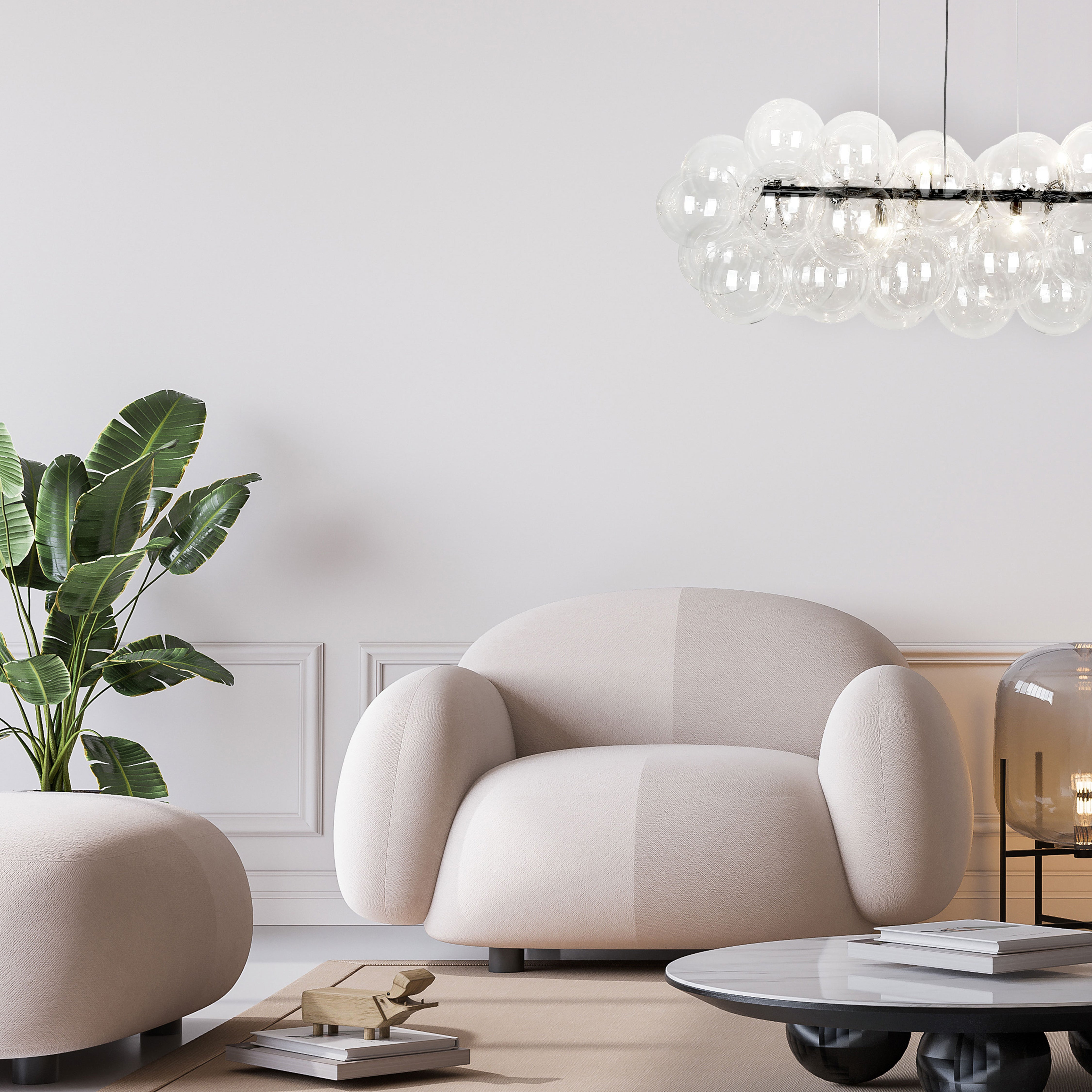 Luminaire suspendu Transparent | COMET