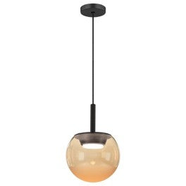 LLUVIA Luminaire suspendu Noir DEL INTÉGRÉ - CN 1148-AMB | CREATION NOVA