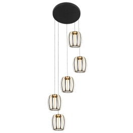 ESTELAR Luminaire suspendu Noir DEL INTÉGRÉ - CN 9465-BKGD | CREATION NOVA