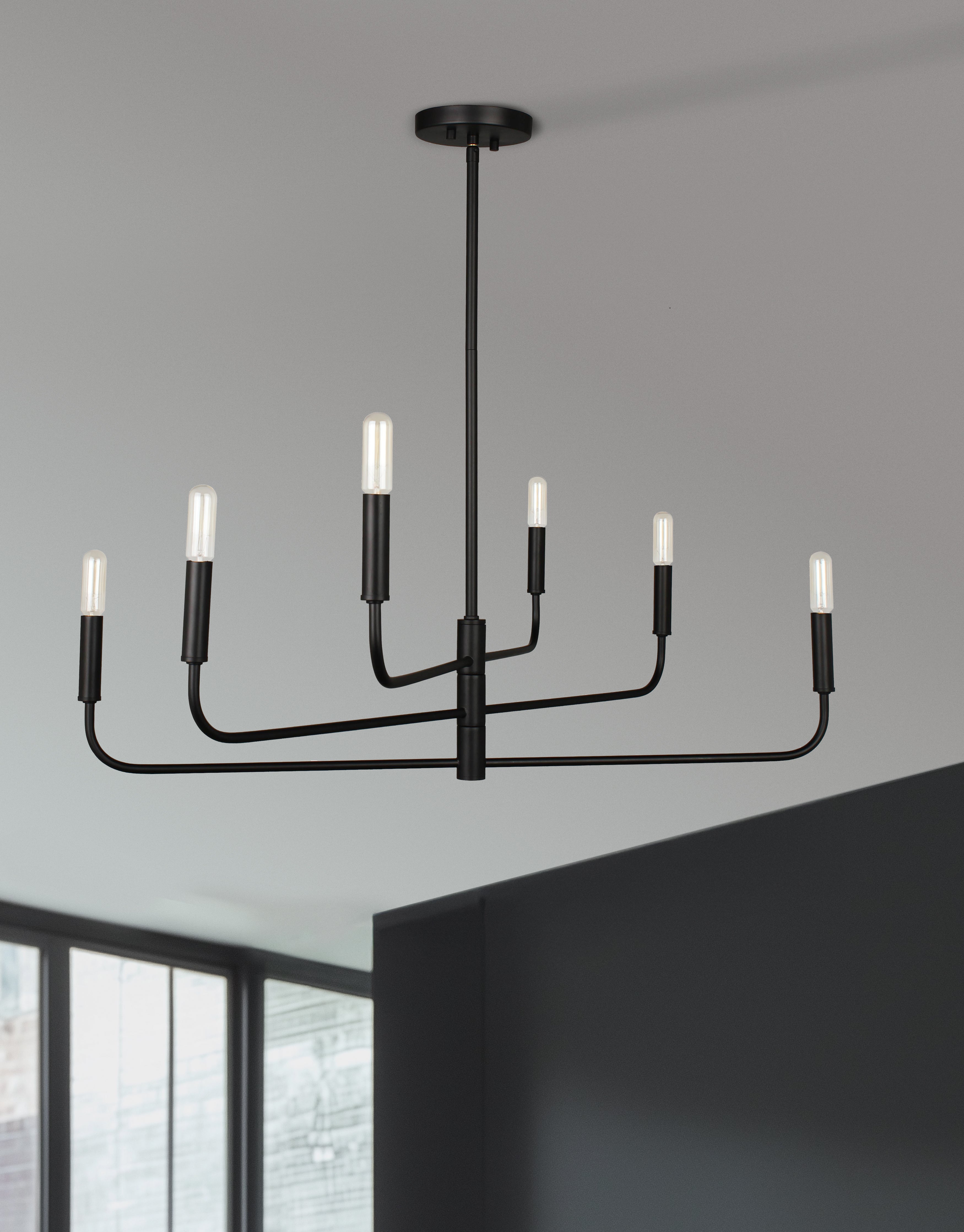 Luminaire suspendu Noir mat | CATALINA