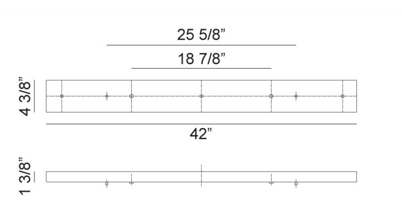 Accessoire | MULTI CEILING CANOPY (LINE VOLTAGE) - Or oxydé