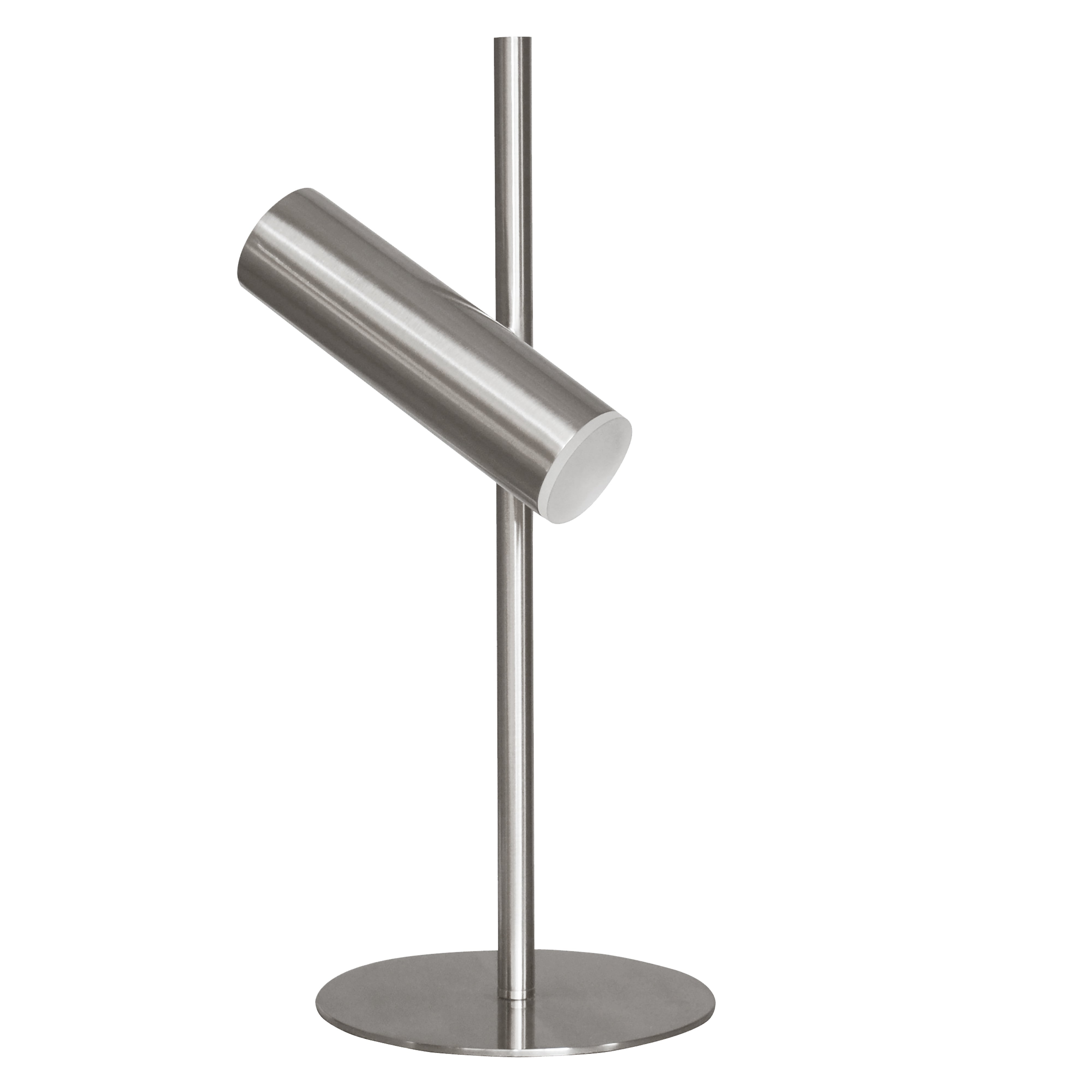 Lampe de table Chrome satiné | CONSTANCE