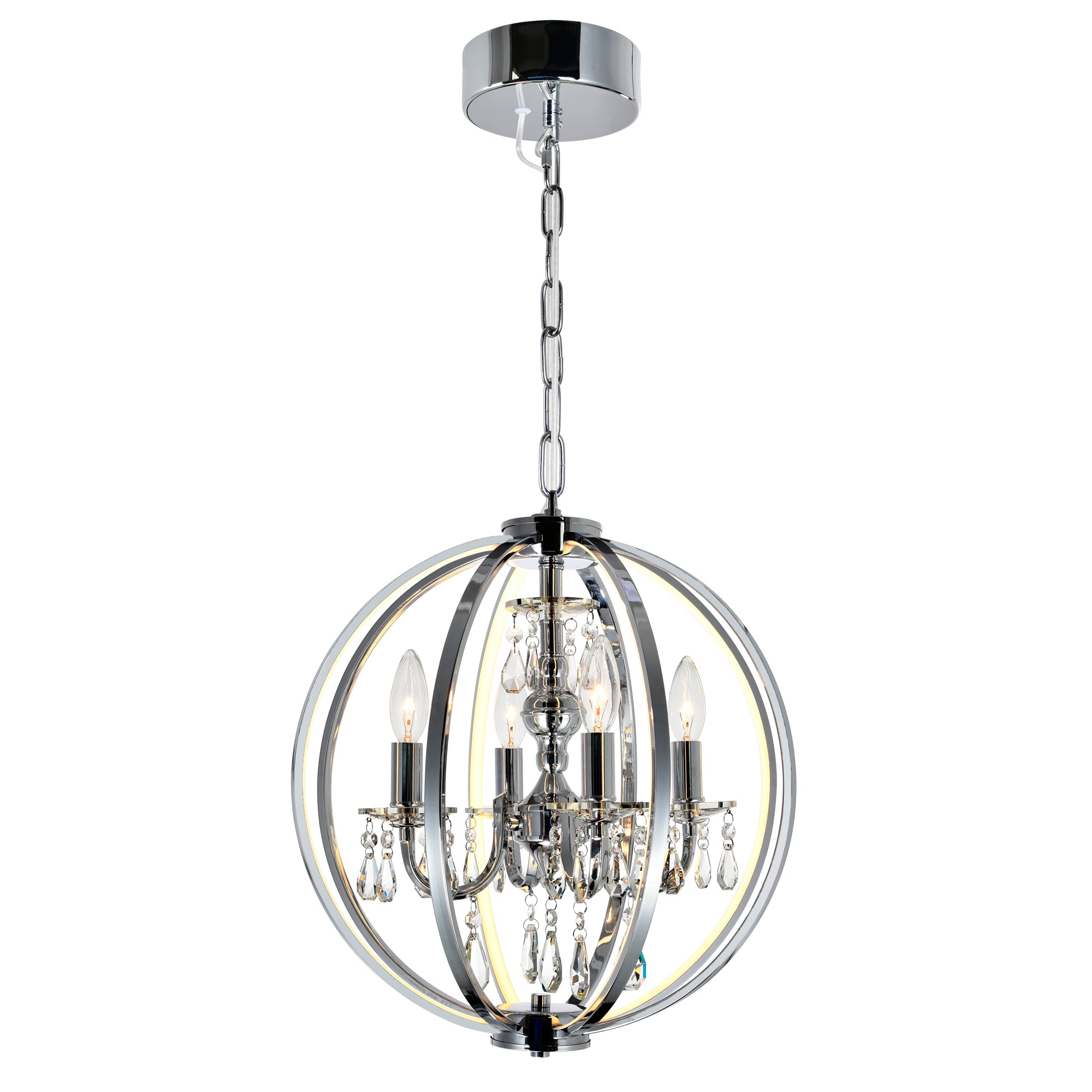 Lustres Chrome - Abia | 5025P16C-4