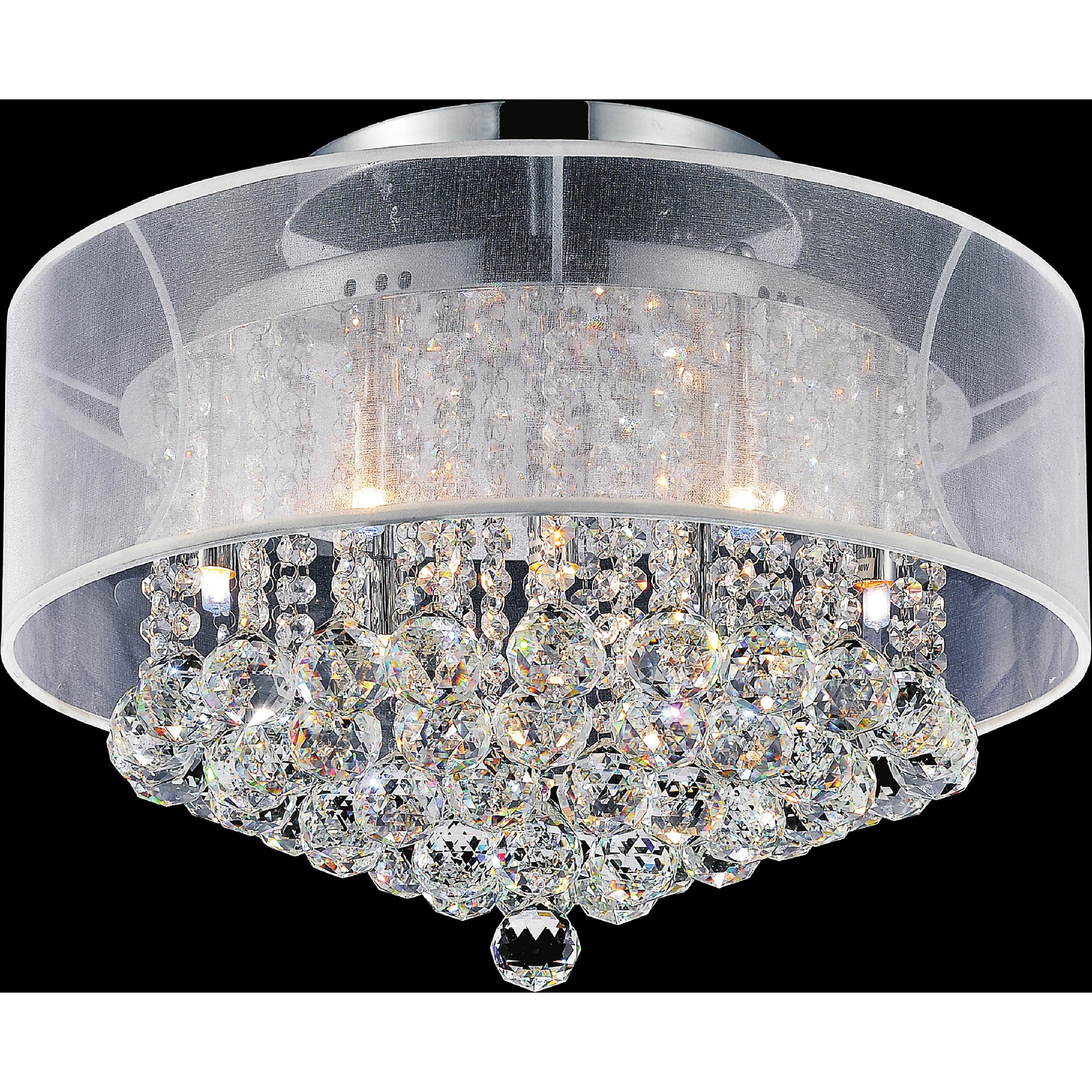 Plafonniers Chrome - Radiant | 5062C20C (Clear + W)