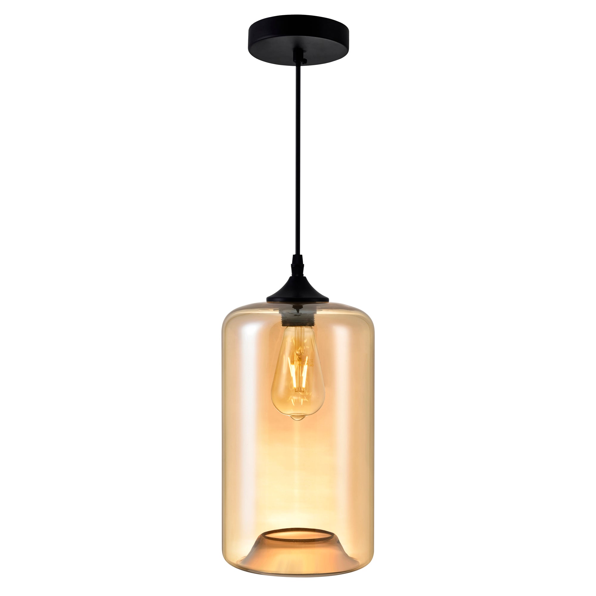 Suspensions Noir - Glass | 5553P7-Cognac